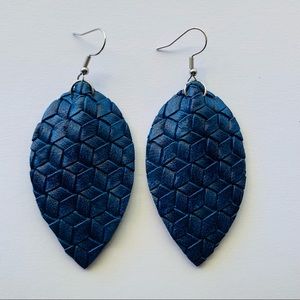 ‼️5/$20 Faux Leather Dangle earrings